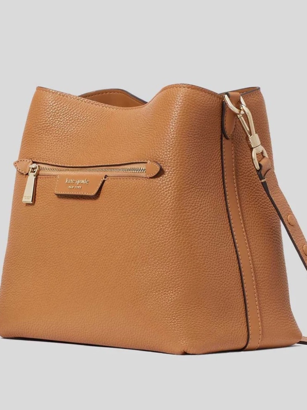 Kate Spade Pebble Leather Hudson Shoulder Bag - Picture 3 of 9